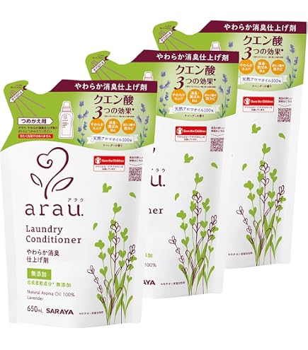 Amazon | 【まとめ買い】arau.アラウ 洗たく用せっけん 950ml詰替×4個